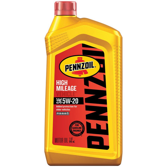 Pennzoil 1 Qt High Mileage 5w-20 ( 6 pack)