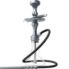 Starbuzz Mini Hookah with glass base and rose gold finish – compact shisha pipe for smooth smoking experience