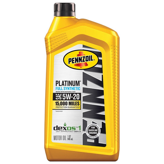 Pennzoil Full Synthetic Platinum 1 Qt 5w-30 ( 6 pack)