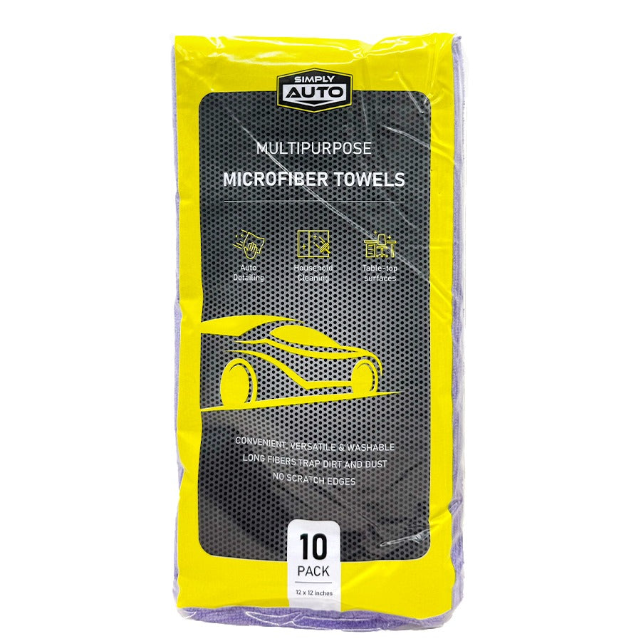 Simply Auto Edgeless Microfiber Towels 10 Ct ( 40 pack)