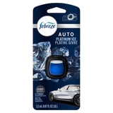 Febreze Car Air Freshener 0.07 Oz Vent Clip Platinum Ice ( 8 pack)