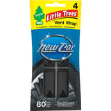Little Trees Car Freshener 4 Ct Vent Wrap New Car (4 count)