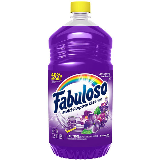 Fabuloso Multi Purpose Cleaner 1.65 L/ 56 Oz Lavender ( 6 pack)