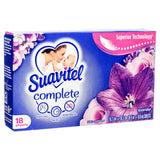 Suavitel Dryer Sheets 18 Ct Lavender ( 6 pack)