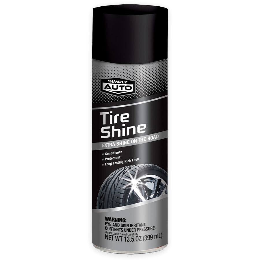 Simply Auto Tire Shine Foam Spray 13.5 Oz (400 Ml) (12 Pack)
