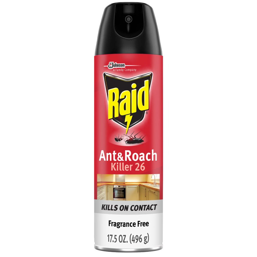 Raid Ant & Roach Killer 17.5 Oz Fragrance Free ( 12 pack)