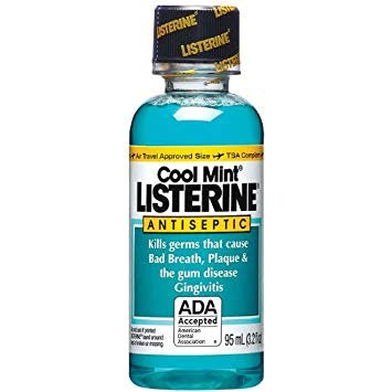 Listerine Mouthwash 3.2 Oz Cool Mint ( 12 count)