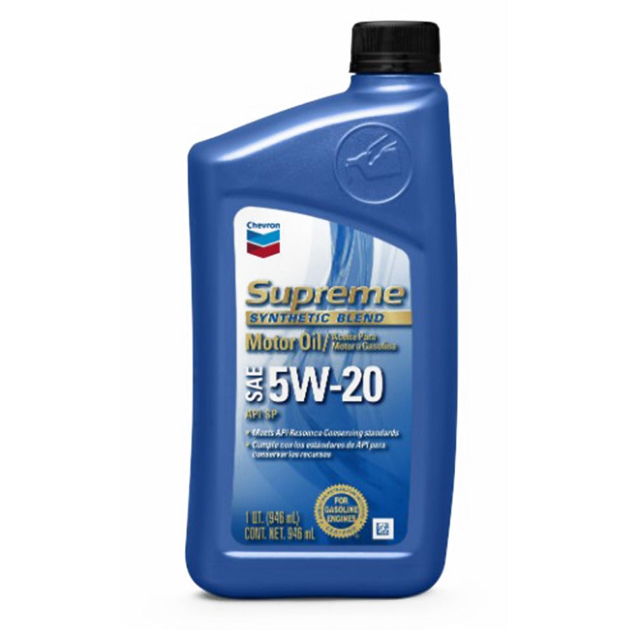 Chevron Supreme 1 Qt 5w-20 ( 12 pack)