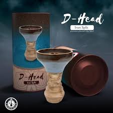 D-Head Iron Split European hookah bowl for premium smoking experience