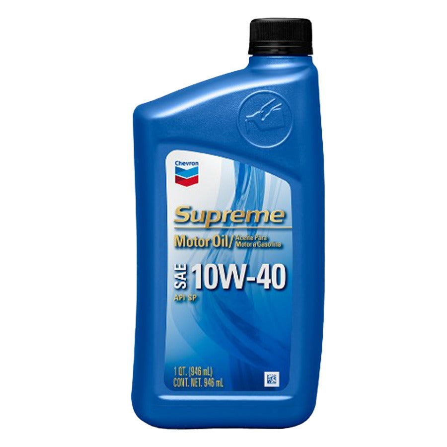 chevron supreme 1 qt 10w-40 ( 12 pack)