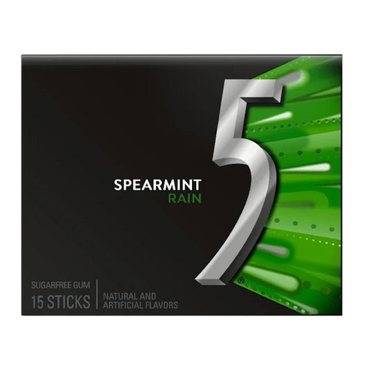 5 Gum 15 Stk Spearmint Rain (10 count)