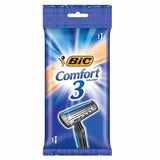 Bic Razors 1 Pk Mens Comfort Trple Blade Blue (36 pack)