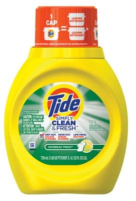 Tide Liquid Detergent 25 Oz Simply Clean & Fresh Daybreak Fresh (6 pack)