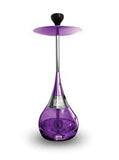 Overdozz Hookah Violet modern shisha pipe with purple glass base