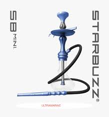 Starbuzz Mini Hookah with glass base and rose gold finish – compact shisha pipe for smooth smoking experience