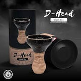 D-HEAD Black Sky Hookah Bowl – Made in Europe, premium design, durable heat retention