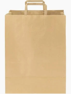 #12 Flat Handle 13x7x17 250 pcs 100GSM