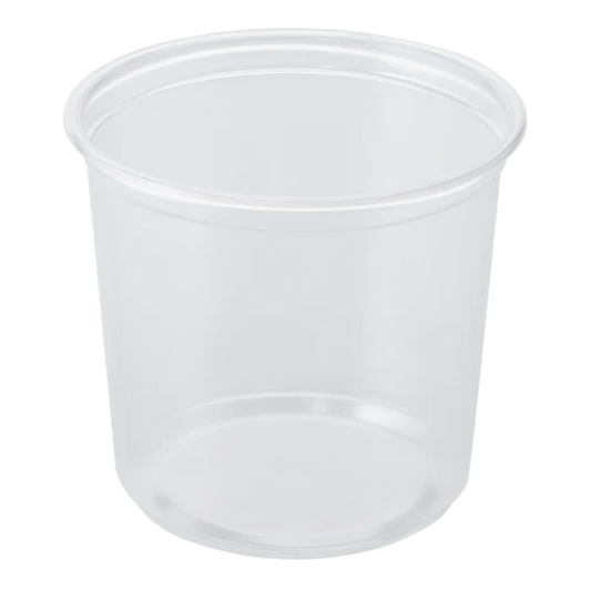 24 oz round clear deli container bulk pack 500 for food storage