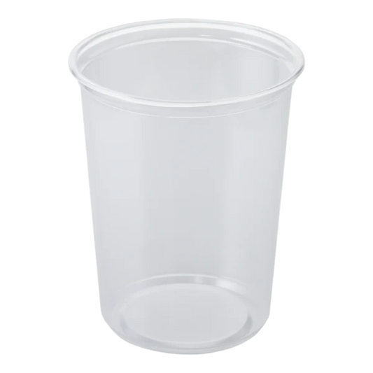 32 oz round clear deli container – bulk food storage 500/case