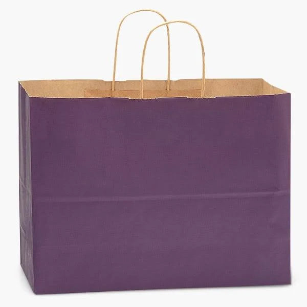 E1- 16x6x12 Grape Shadow Stripe Handle Bag 250pcs