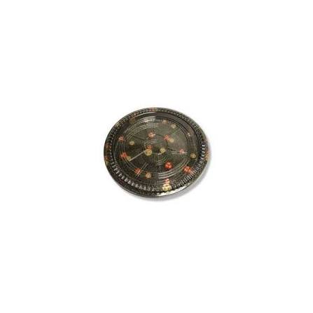 D6 - 13.7"x2.1" Round Sushi Tray With Lid 100pcs