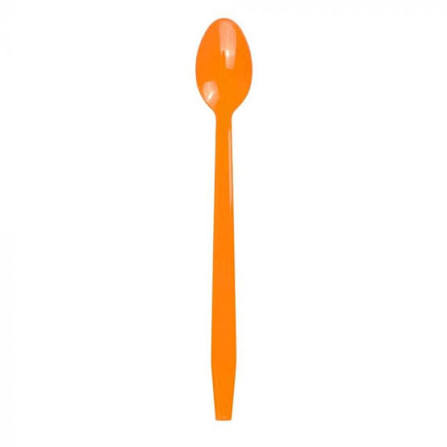Orange Plastic Heavy Weight Spoons 1000ct
