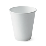12oz White Paper Cold Cups Single Wall Disposable Bulk Pack