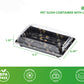 #3 PET SUSHI CONTAINER WITH LID 6.5"×4.5"×2" 400pcs