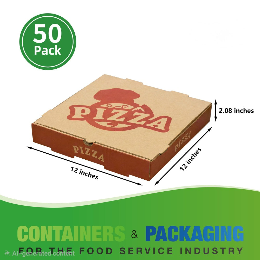 12 " Pizza Box QTY 50 pcs