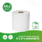 Center Pull Paper Towel Roll 8" x 8" x 600 Sheets - Commercial Restroom & Kitchen Use - 6 Rolls
