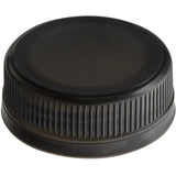 Black Unlined Tamper-Evident Cap for Juice Bottles - 500/Pack