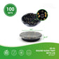 SZ-61 ROUND SUSHI TRAY WITH LID 11"x2.1" 100pcs