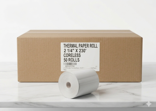 2 1/4 x 230 Thermal Roll BPA & Phenol Free 50 Rolls