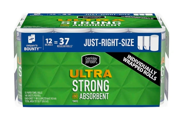 BERKLEY ULTRA PAPER TOWEL 12 Rolls