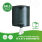 Center Pull Paper Towel Roll 8" x 8" x 600 Sheets - Commercial Restroom & Kitchen Use - 6 Rolls