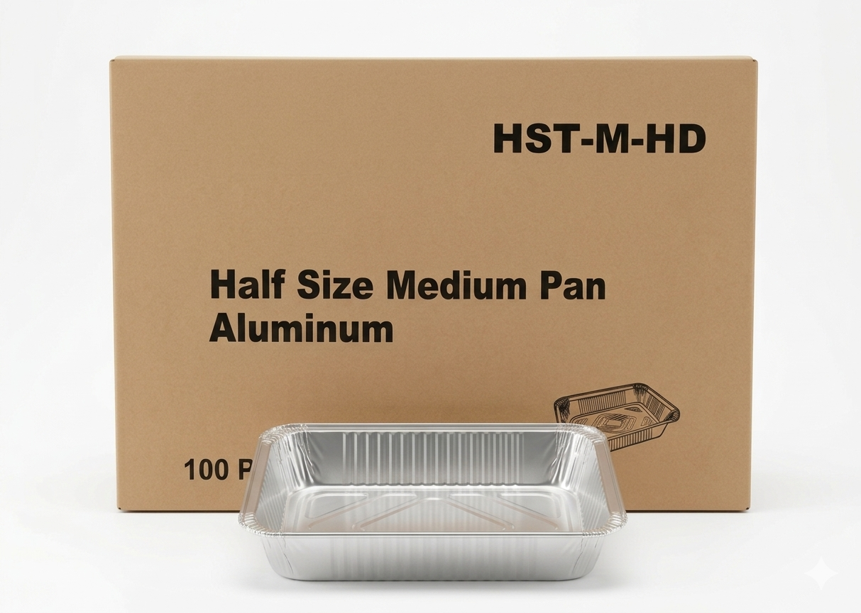 RL-17 Half size medium pan aluminum 100PCS   A1016