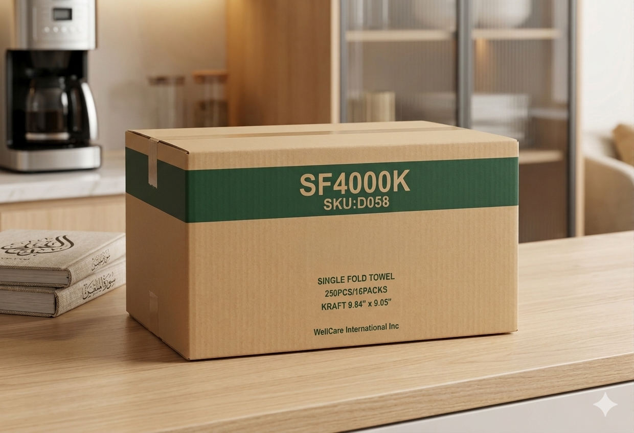 SINGLE FOLD NAPKIN KRAFT 25.5CM X 20CM 250 PCS/BAG 16/BAG