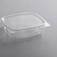 (1302)24 oz PET hinged deli container, 200pcs