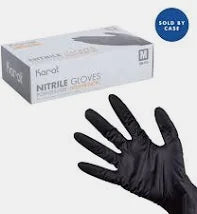 (322) 5mil, Black Nitrile glove, powder free 100pcs/box,10box/case Medium
