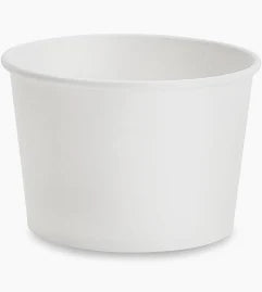 D6- 12oz White Paper Food Cup  500-Count