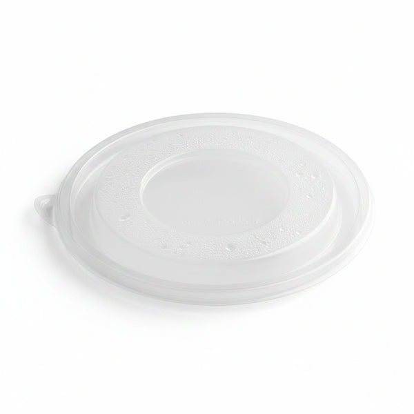 D4 - 112mm Plastic Flat Lid Fits 6,8,12,16oz Paper Soup Cup 1000pcs
