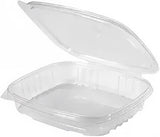 16 oz Clear RPET Shallow Hinged Deli Container – 200/CS