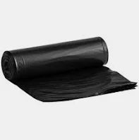 (5-8) 45 Gallon Black LDPE Trash bag 40"x46" 1.5mil 20pcs/roll, 5roll/case