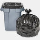 (5-8) 45 Gallon Black LDPE Trash bag 40"x46" 1.5mil 20pcs/roll, 5roll/case