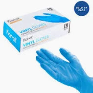WNB303 (3-8)3mil, Blue Nitrile glove, powder free 100pcs/box, 10box/case Large