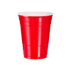 Red Plastic Party Cups 16oz 20ct Pack | 24 Case