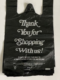 Black T-Shirt Bag 11.4” x 6.3” x 21.25” 1000/carton