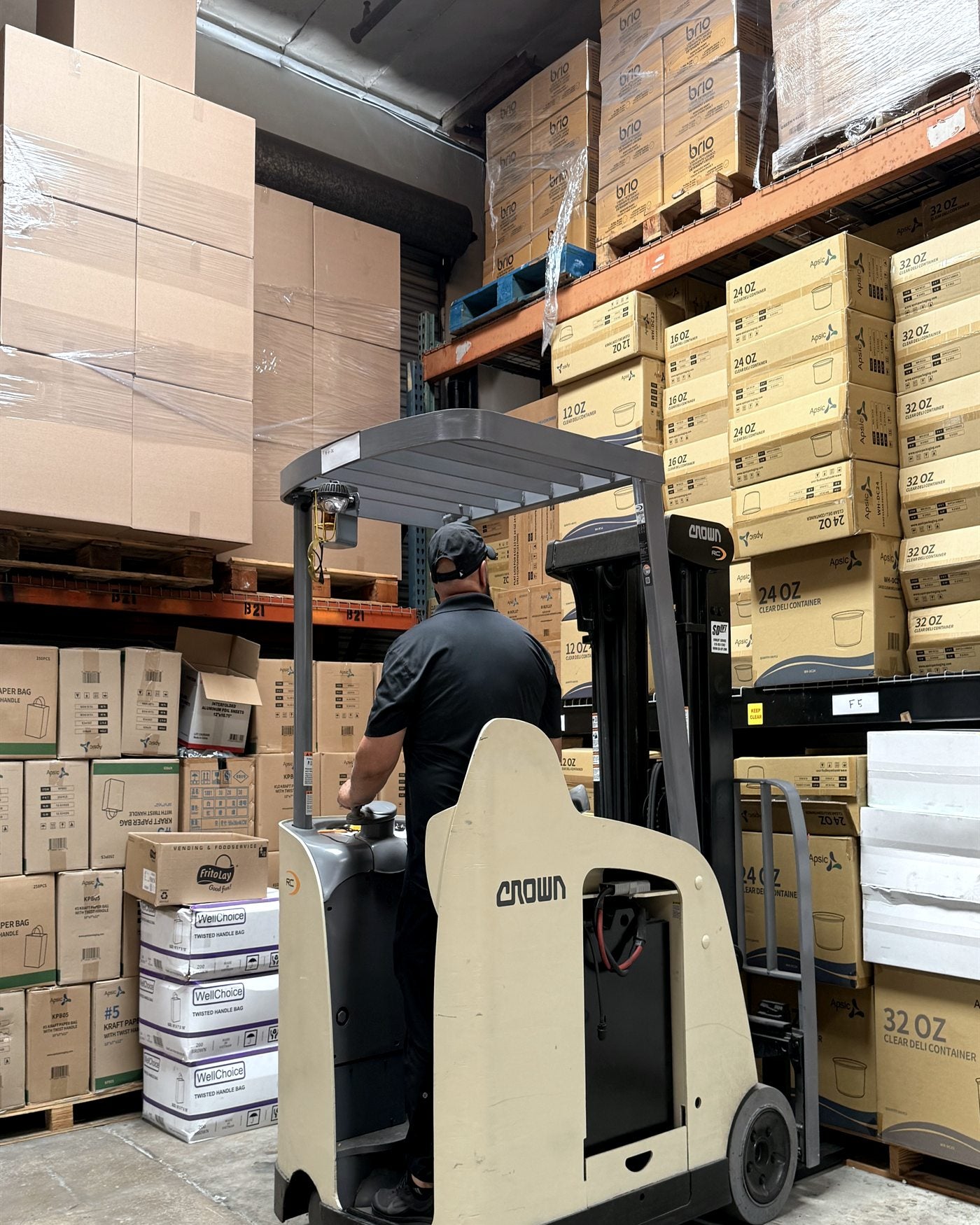 Order being picked at the R&L warehouse